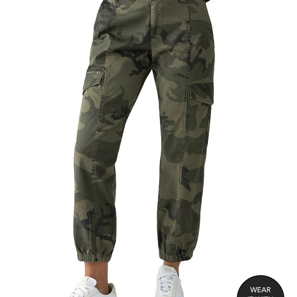 Camouflage Cargo Jogger Pants